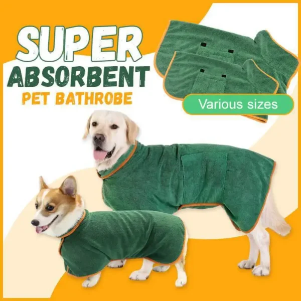 Absorbent Dog Towels: Quick Drying Bathrobe for Dogs and Cats