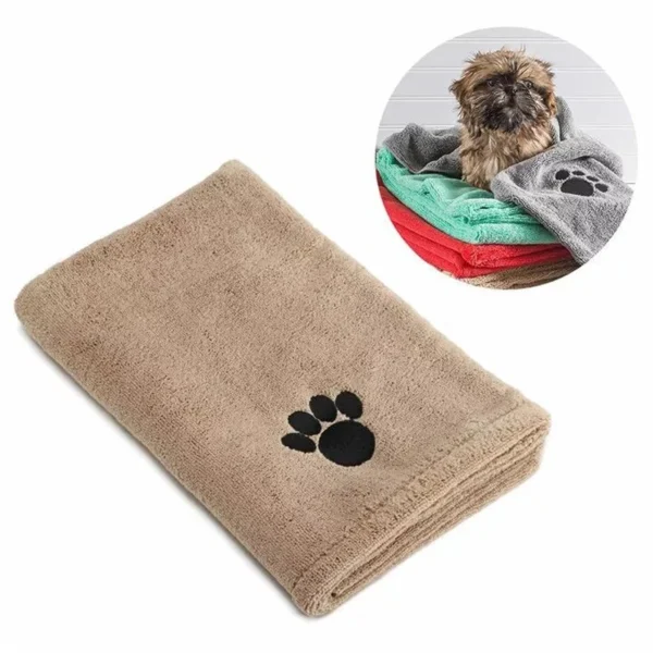 Dog Towels: Super Soft Microfiber Bath Towel for Dogs and Cats - Image 3
