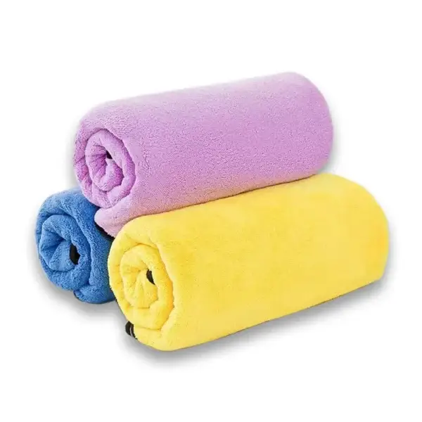 Quick Dry Dog Towels: Soft, Absorbent Bath Robe for Pet Cleaning - Image 6