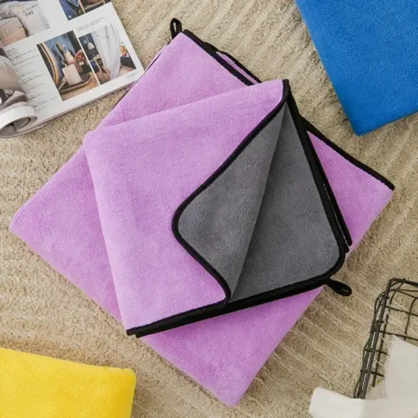 Quick Dry Dog Towels: Soft, Absorbent Bath Robe for Pet Cleaning - Image 4