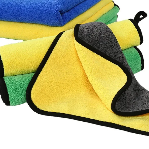 Pet Towel Quick Dry Bath Robe Soft Absorbent Cleaning Washcloth Accessories - Image 2