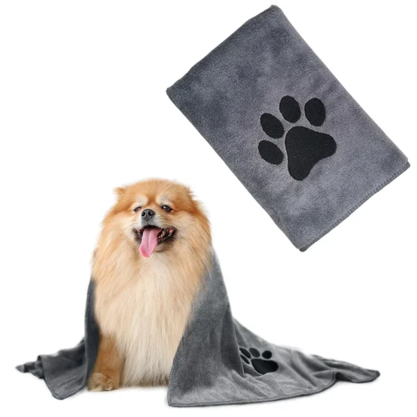 Dog Towels: Super Soft Microfiber Bath Towel for Dogs and Cats