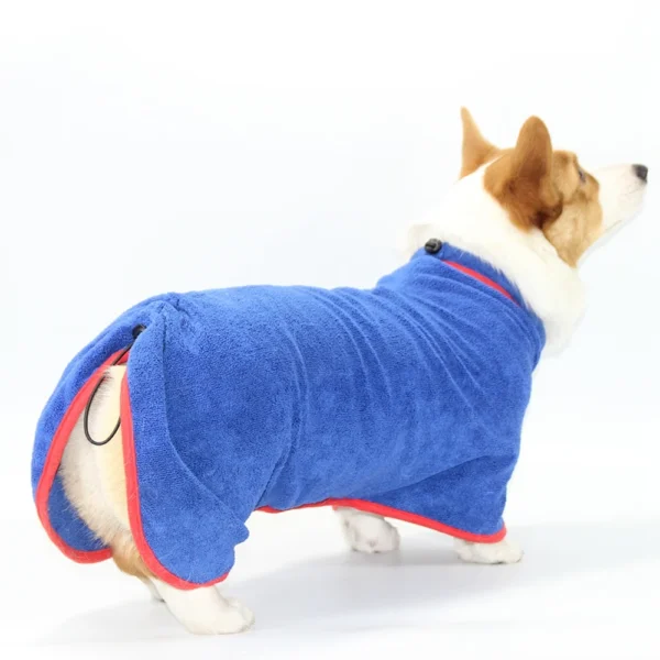 Dog Towels: Luxurious Super Absorbent Microfiber Bathrobe for Pets - Image 5