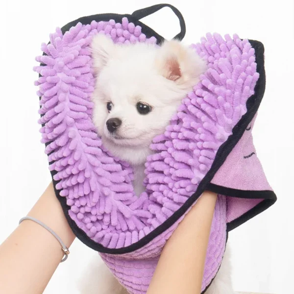 Soft Dog Towels – Quick-Dry, Absorbent Bath Robe for Pets - Image 2
