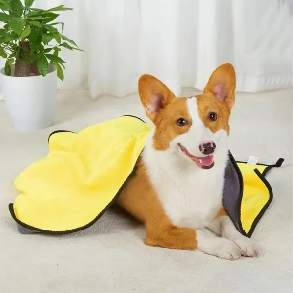 Dog Towels: Thicken Quick-Drying Soft Fiber Towel for Dogs and Cats