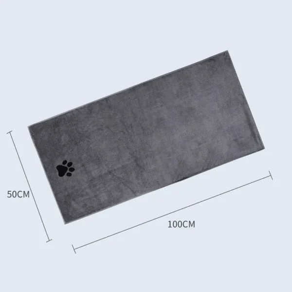Fashionable Printing Dog Towels - Soft Microfiber Bathroom Pet Towel - Image 6